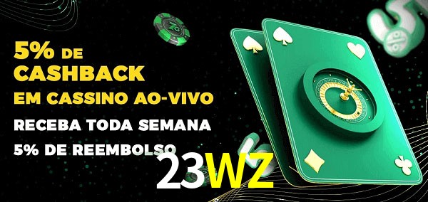 Promoções do cassino ao Vivo 23WZ